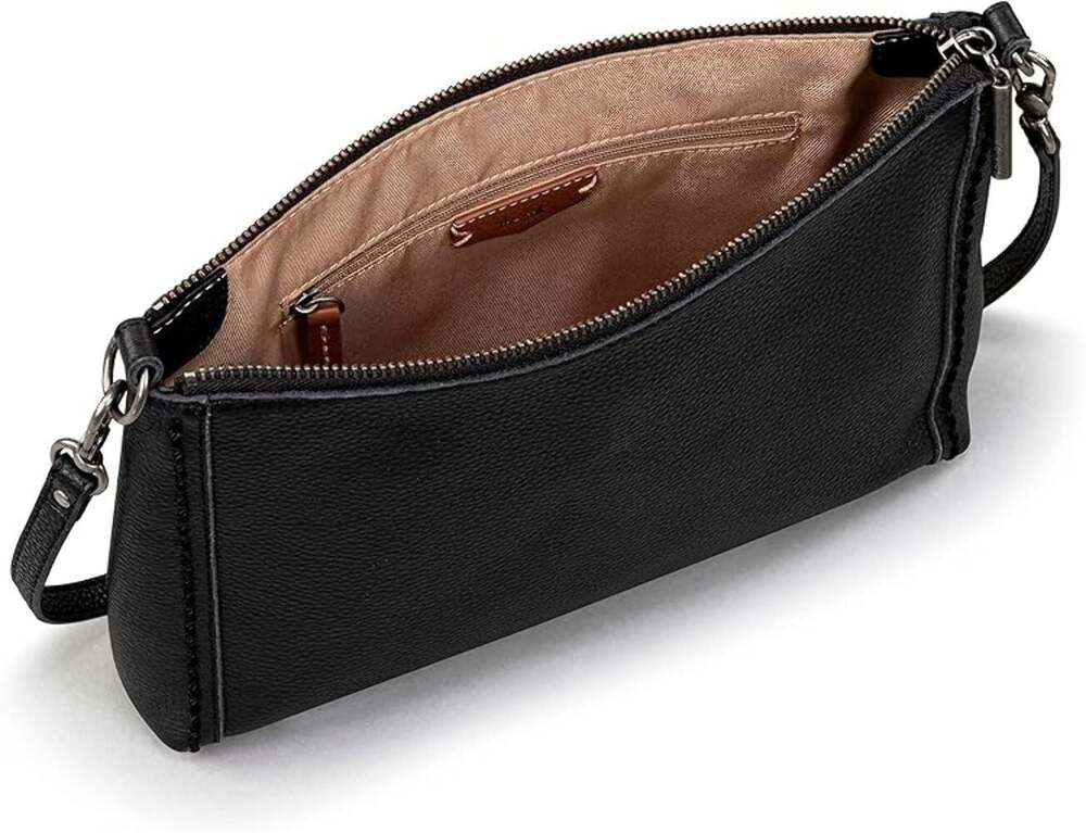 The Sak Black Lumi & Convertible Leather Crossbody Bag - Best Clearance Sale - Picture 4 of 8